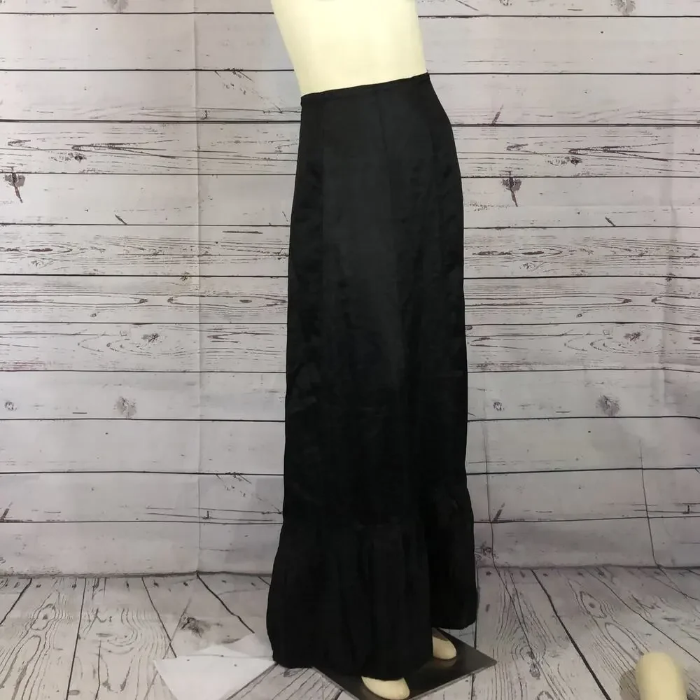 American Vintage black maxi underskirt black with adjustable waist - Picture 2 of 11